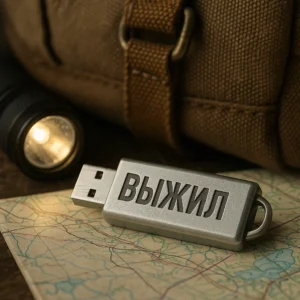 Флешка ВЫЖИЛ среди вещей