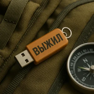 Флешка ВЫЖИЛ и рюкзак
