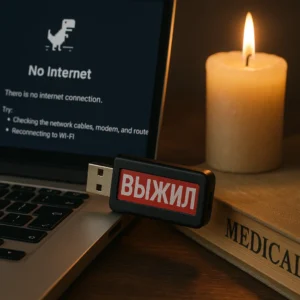 Флешка ВЫЖИЛ без интернета