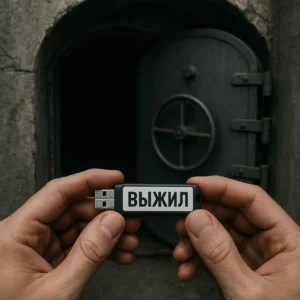выживший с флешкой