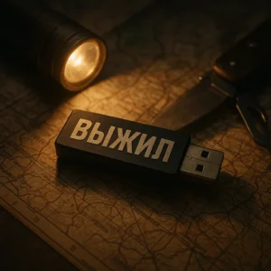 Флешка ВЫЖИЛ среди снаряжения