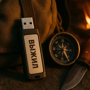 Флешка ВЫЖИЛ рядом с рюкзаком
