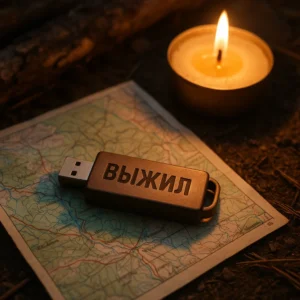 Флешка ВЫЖИЛ в походном лагере