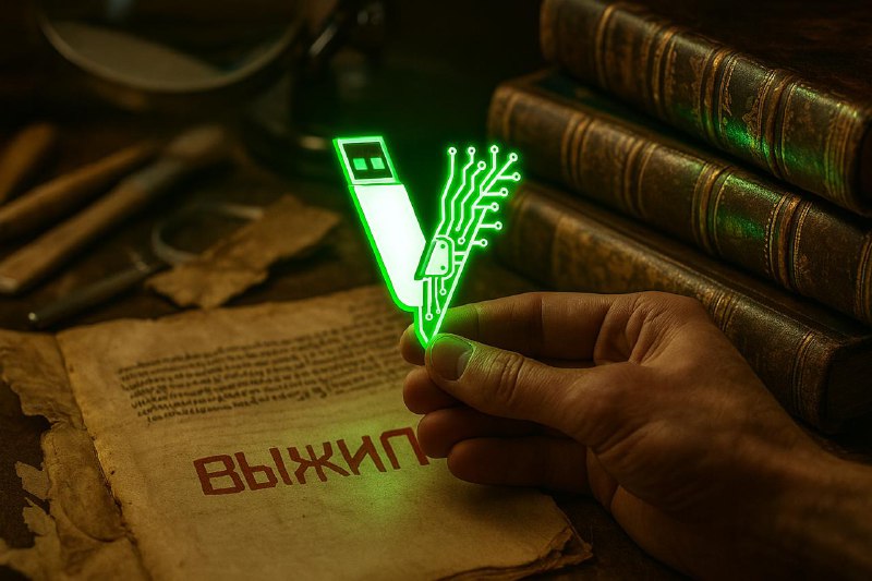 Иллюстрация из Концепции автономного будущего, демонстрирующая синергию ИИ и устойчивых технологий