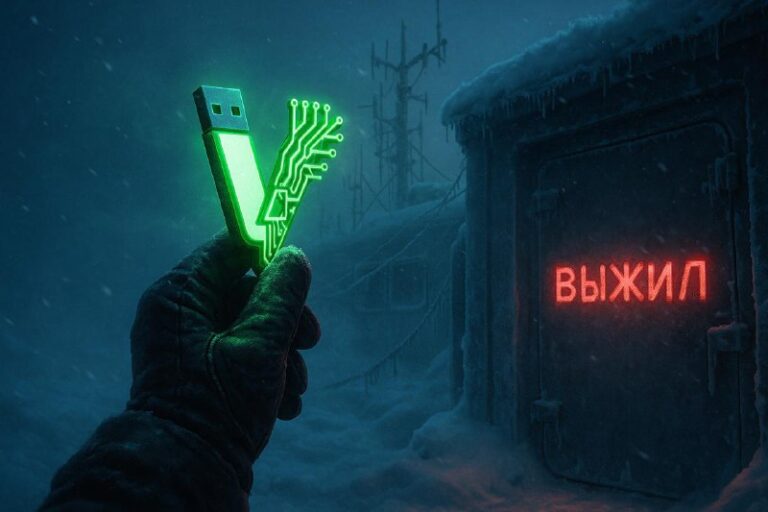 Резервный источник света в интерьере здания во время отключения электричества